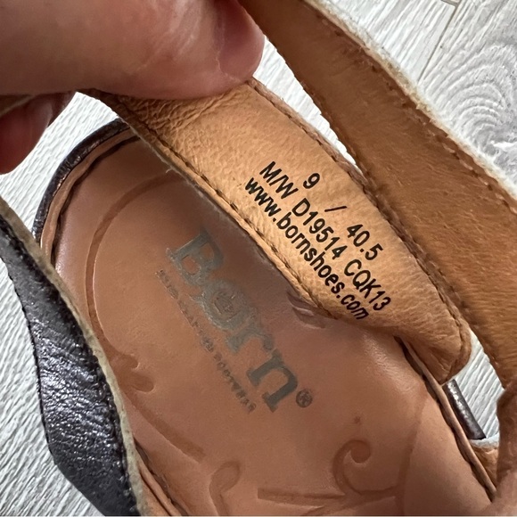 Born Metallic Heeled Sandal - Women's Size 9 - Picture 3 of 9